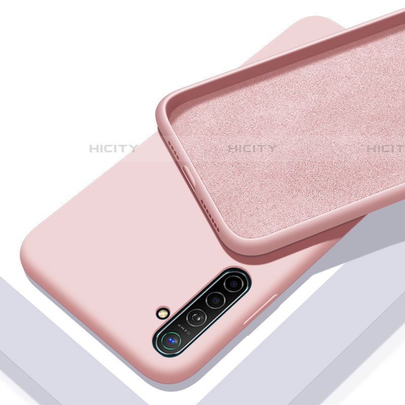 Coque Ultra Fine Silicone Souple 360 Degres Housse Etui S02 pour Realme XT Rose Plus