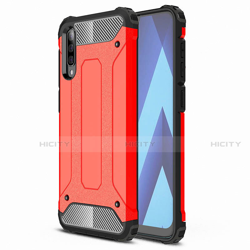 Coque Ultra Fine Silicone Souple 360 Degres Housse Etui S02 pour Samsung Galaxy A70 Rouge Plus