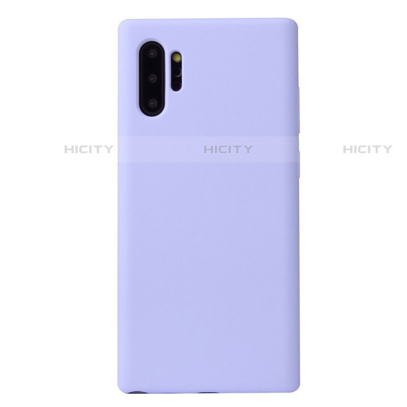 Coque Ultra Fine Silicone Souple 360 Degres Housse Etui S02 pour Samsung Galaxy Note 10 Plus Violet Plus