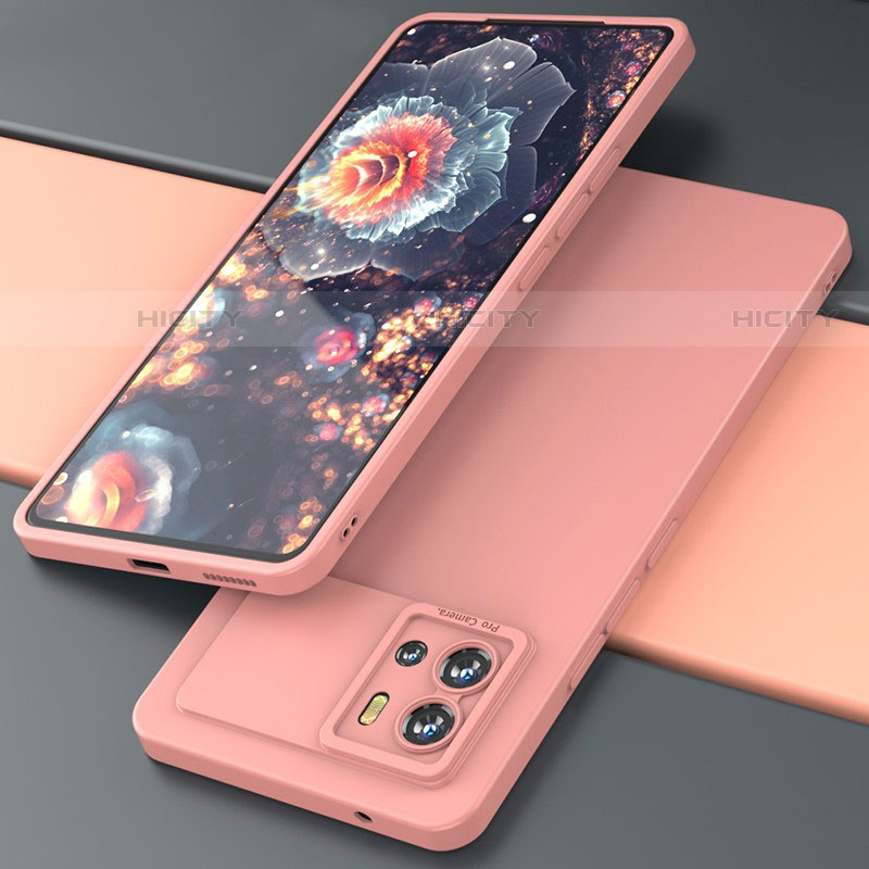 Coque Ultra Fine Silicone Souple 360 Degres Housse Etui S02 pour Vivo iQOO 9 Pro 5G Rose Plus