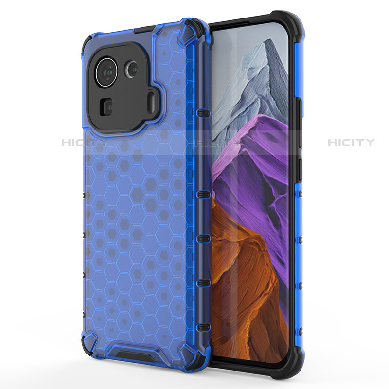 Coque Ultra Fine Silicone Souple 360 Degres Housse Etui S02 pour Xiaomi Mi 11 Pro 5G Bleu Plus