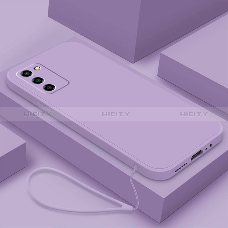 Coque Ultra Fine Silicone Souple 360 Degres Housse Etui S03 pour Oppo A56 5G Violet Clair Plus