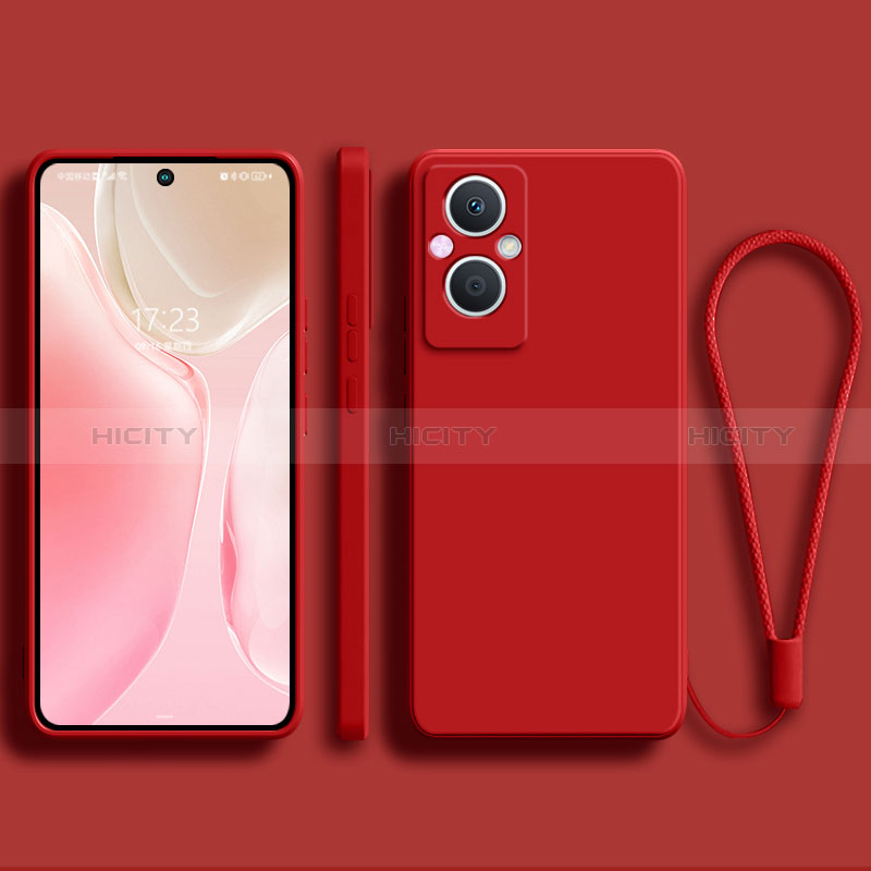 Coque Ultra Fine Silicone Souple 360 Degres Housse Etui S03 pour Oppo A96 5G Rouge Plus