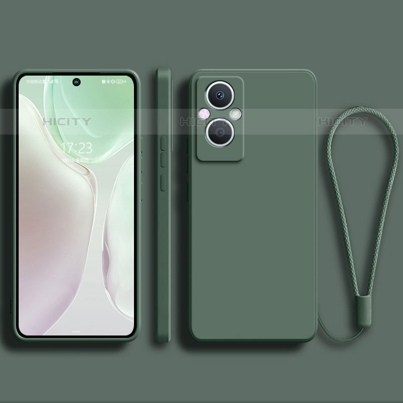 Coque Ultra Fine Silicone Souple 360 Degres Housse Etui S03 pour Oppo F21 Pro 5G Vert Nuit Plus