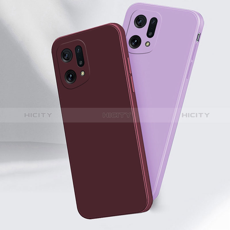 Coque Ultra Fine Silicone Souple 360 Degres Housse Etui S03 pour Oppo Find X5 5G Plus