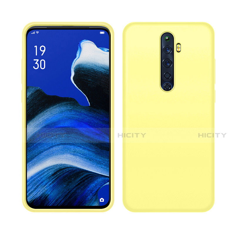 Coque Ultra Fine Silicone Souple 360 Degres Housse Etui S03 pour Oppo Reno2 Z Jaune Plus