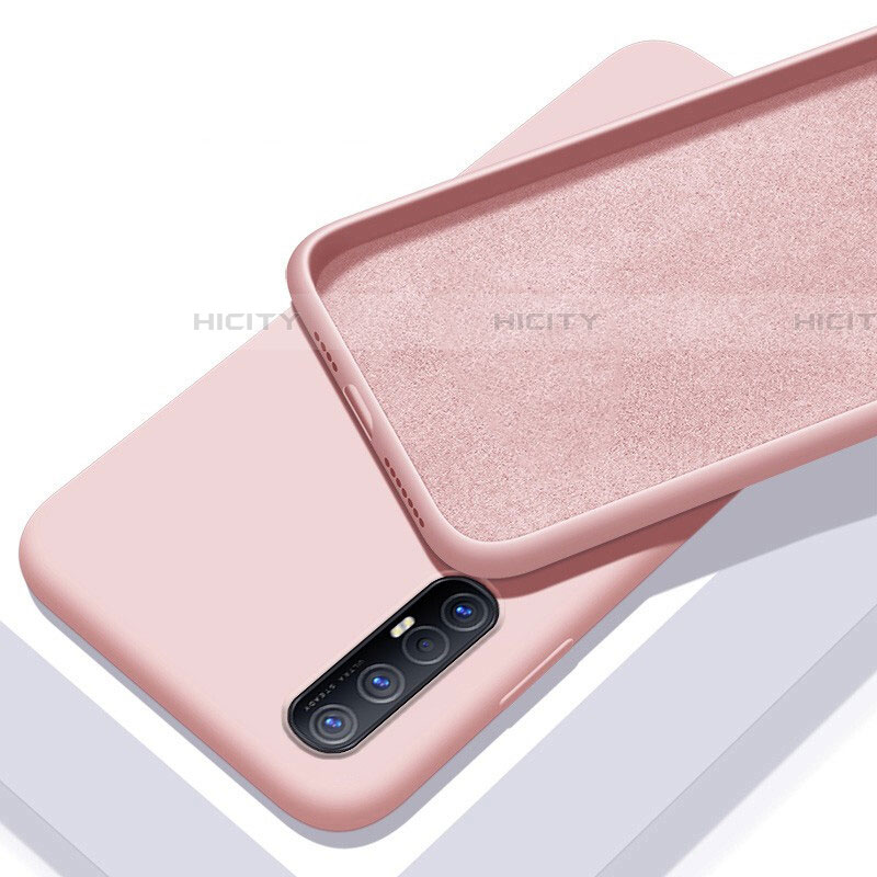 Coque Ultra Fine Silicone Souple 360 Degres Housse Etui S03 pour Oppo Reno3 Pro Rose Plus