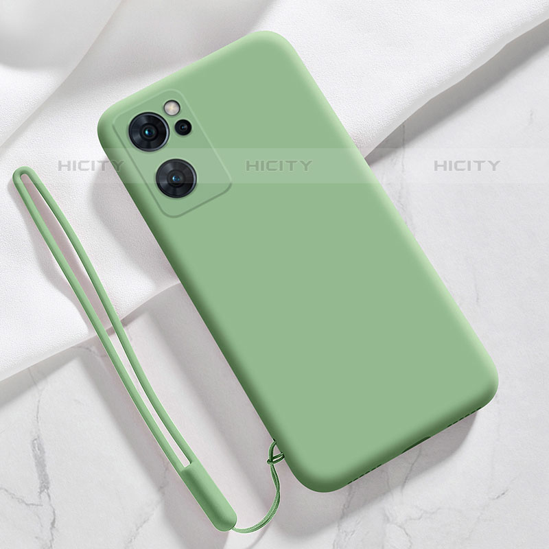 Coque Ultra Fine Silicone Souple 360 Degres Housse Etui S03 pour Oppo Reno7 SE 5G Pastel Vert Plus