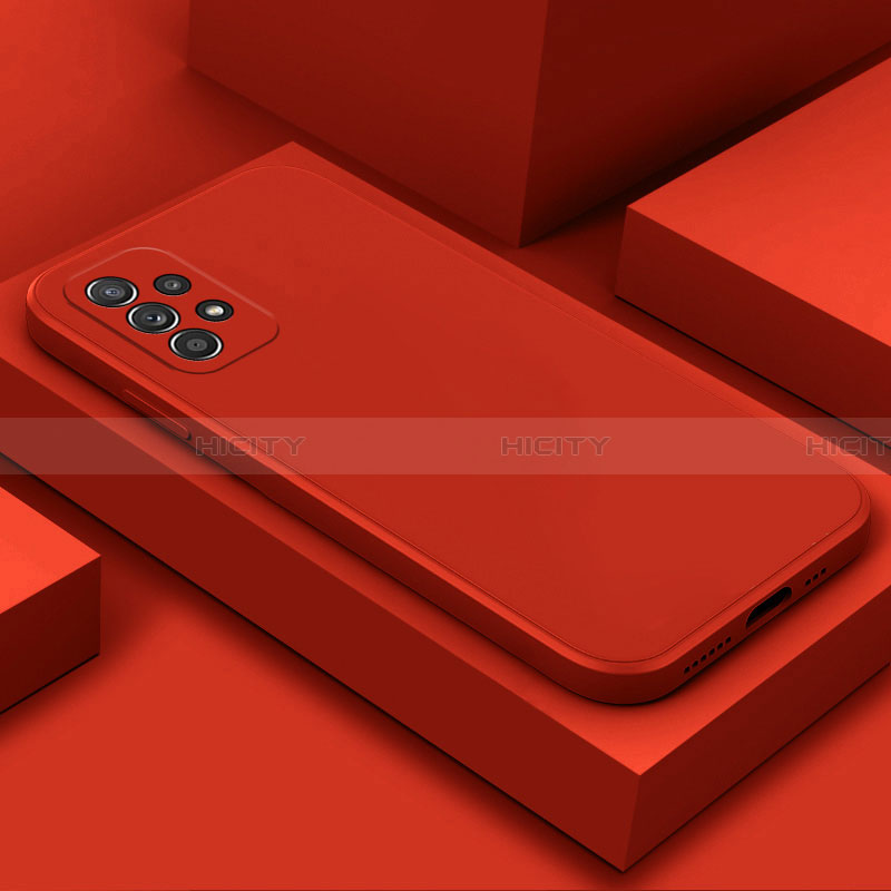 Coque Ultra Fine Silicone Souple 360 Degres Housse Etui S03 pour Samsung Galaxy A32 5G Rouge Plus