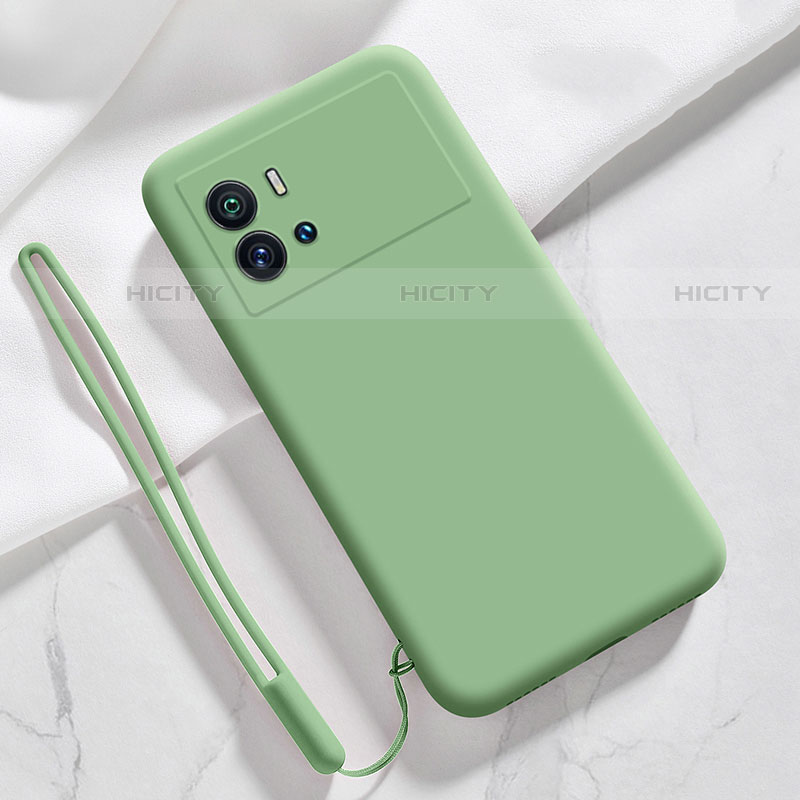 Coque Ultra Fine Silicone Souple 360 Degres Housse Etui S03 pour Vivo iQOO 9 5G Vert Plus