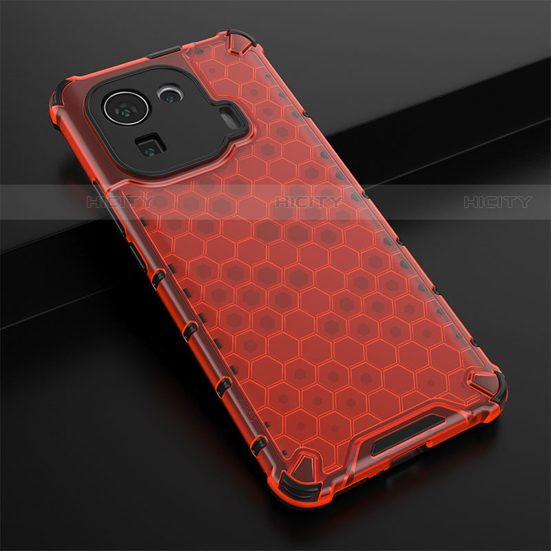 Coque Ultra Fine Silicone Souple 360 Degres Housse Etui S03 pour Xiaomi Mi 11 Pro 5G Rouge Plus