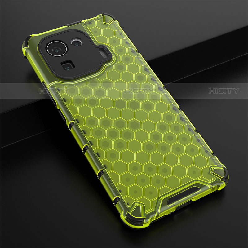 Coque Ultra Fine Silicone Souple 360 Degres Housse Etui S03 pour Xiaomi Mi 11 Pro 5G Vert Plus