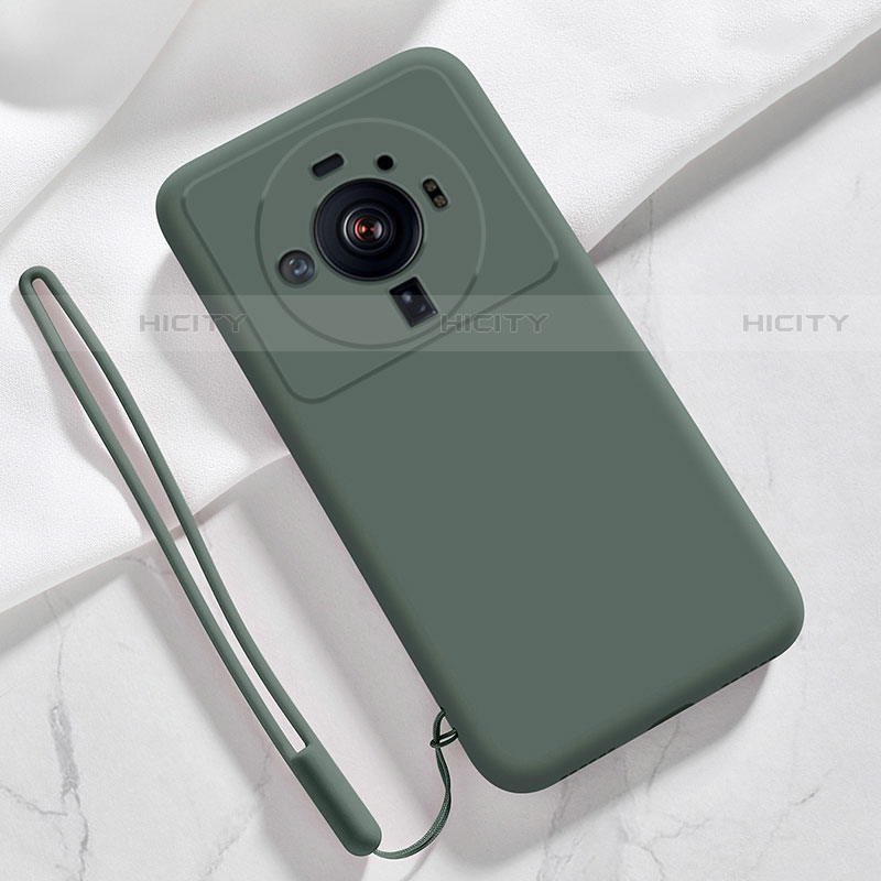 Coque Ultra Fine Silicone Souple 360 Degres Housse Etui S03 pour Xiaomi Mi 12 Ultra 5G Vert Plus