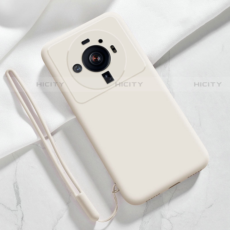 Coque Ultra Fine Silicone Souple 360 Degres Housse Etui S03 pour Xiaomi Mi 12S Ultra 5G Blanc Plus