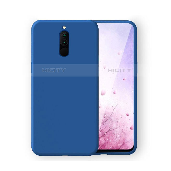 Coque Ultra Fine Silicone Souple 360 Degres Housse Etui S03 pour Xiaomi Redmi 8 Bleu Plus