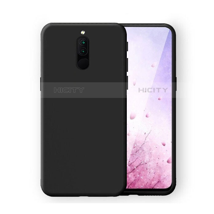 Coque Ultra Fine Silicone Souple 360 Degres Housse Etui S03 pour Xiaomi Redmi 8 Noir Plus