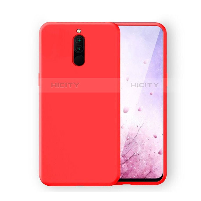 Coque Ultra Fine Silicone Souple 360 Degres Housse Etui S03 pour Xiaomi Redmi 8 Rouge Plus