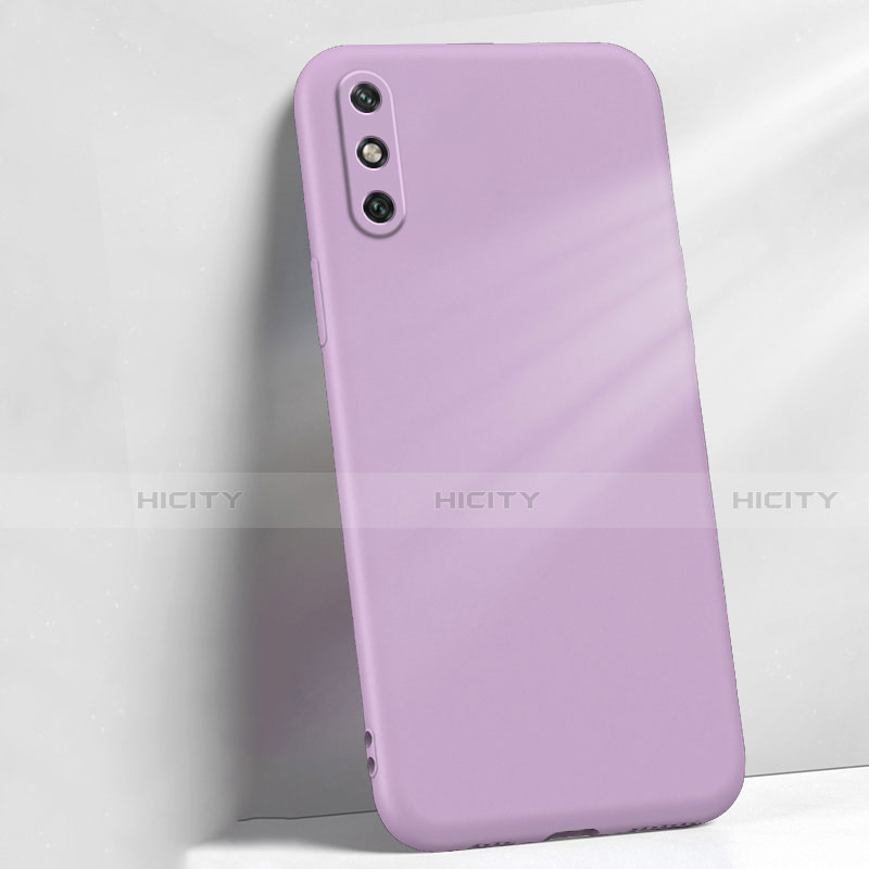 Coque Ultra Fine Silicone Souple 360 Degres Housse Etui S04 pour Huawei Enjoy 10e Violet Plus