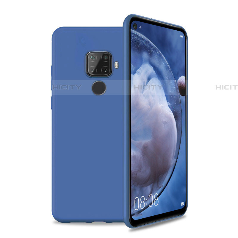 Coque Ultra Fine Silicone Souple 360 Degres Housse Etui S04 pour Huawei Mate 30 Lite Bleu Plus