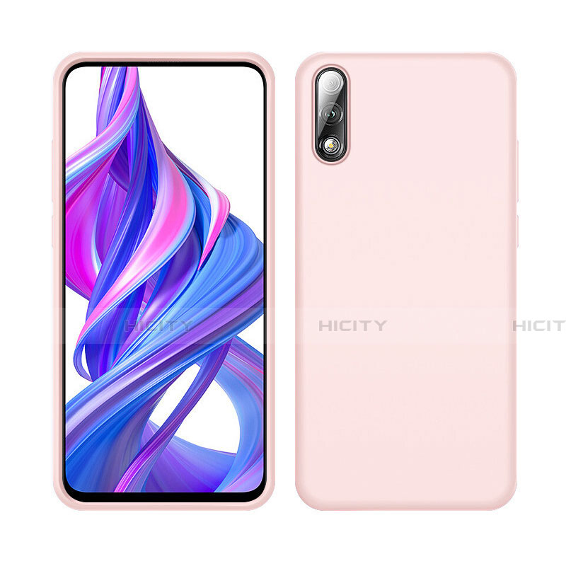 Coque Ultra Fine Silicone Souple 360 Degres Housse Etui S04 pour Huawei Y9 Prime (2019) Rose Plus