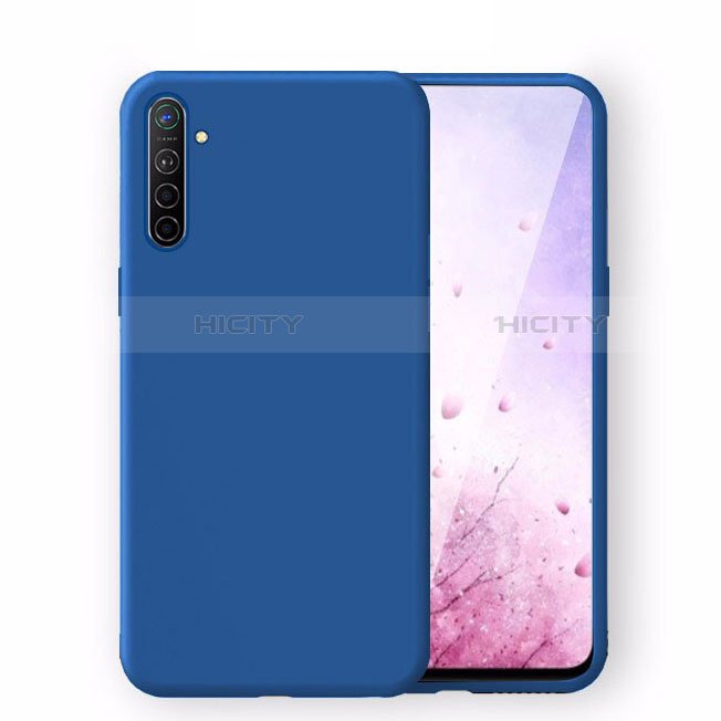 Coque Ultra Fine Silicone Souple 360 Degres Housse Etui S04 pour Realme XT Bleu Plus