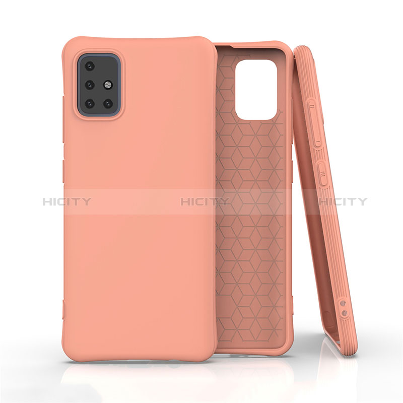 Coque Ultra Fine Silicone Souple 360 Degres Housse Etui S04 pour Samsung Galaxy M40S Orange Plus