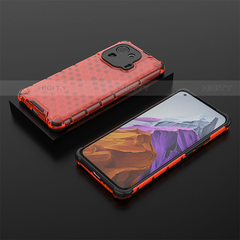 Coque Ultra Fine Silicone Souple 360 Degres Housse Etui S04 pour Xiaomi Mi 11 Pro 5G Rouge Plus