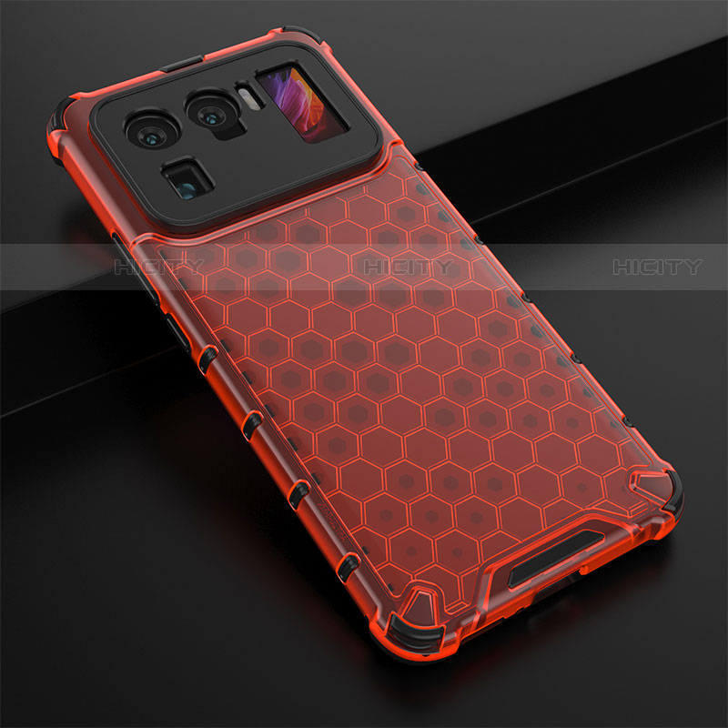 Coque Ultra Fine Silicone Souple 360 Degres Housse Etui S04 pour Xiaomi Mi 11 Ultra 5G Rouge Plus