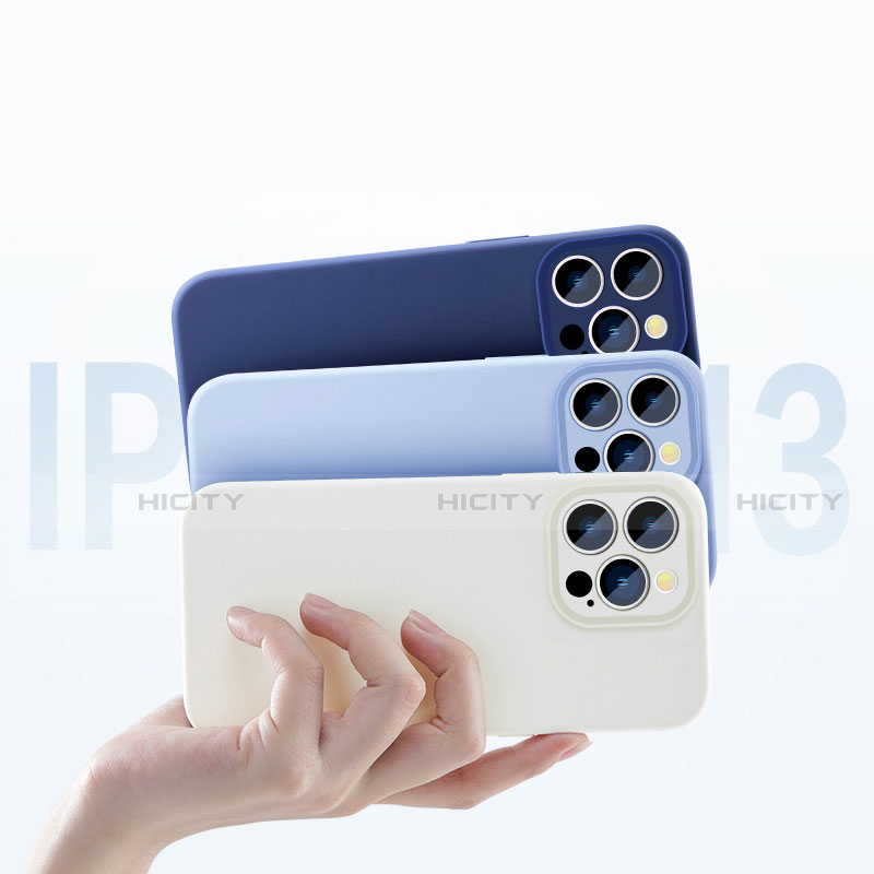 Coque Ultra Fine Silicone Souple 360 Degres Housse Etui S05 pour Apple iPhone 13 Pro Plus