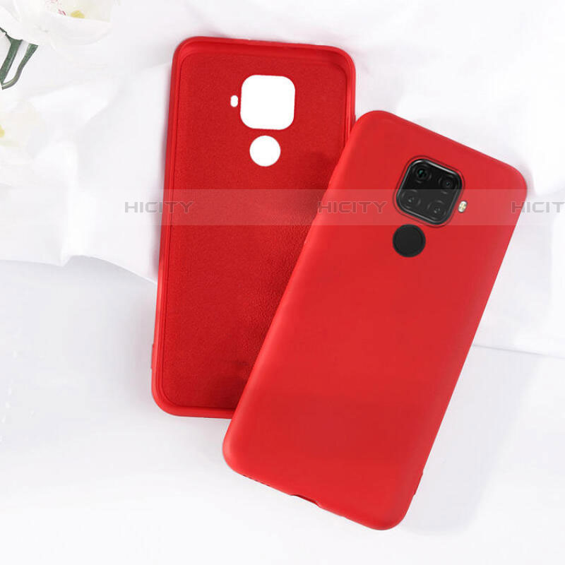 Coque Ultra Fine Silicone Souple 360 Degres Housse Etui S05 pour Huawei Mate 30 Lite Rouge Plus