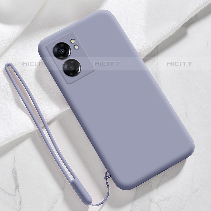 Coque Ultra Fine Silicone Souple 360 Degres Housse Etui S05 pour OnePlus Nord N300 5G Gris Lavende Plus