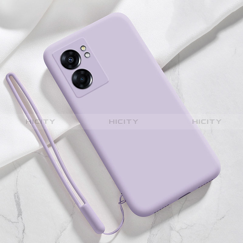 Coque Ultra Fine Silicone Souple 360 Degres Housse Etui S05 pour Oppo A77 5G Violet Clair Plus