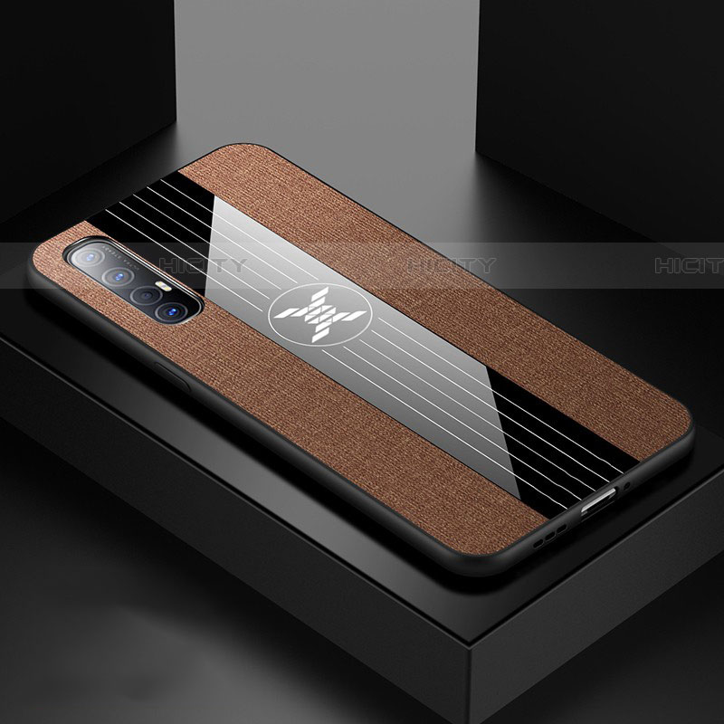 Coque Ultra Fine Silicone Souple 360 Degres Housse Etui S05 pour Oppo Find X2 Neo Marron Plus