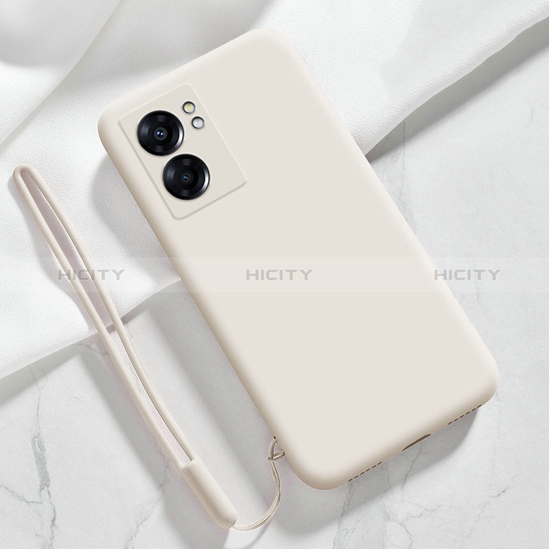 Coque Ultra Fine Silicone Souple 360 Degres Housse Etui S05 pour Realme Q5i 5G Blanc Plus