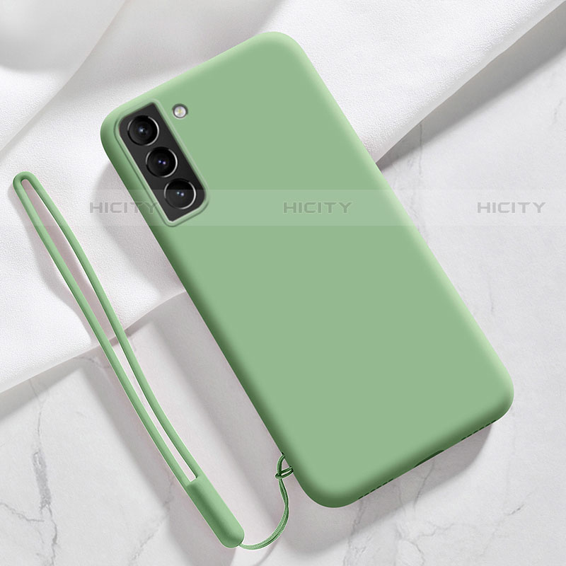 Coque Ultra Fine Silicone Souple 360 Degres Housse Etui S05 pour Samsung Galaxy S21 5G Vert Plus