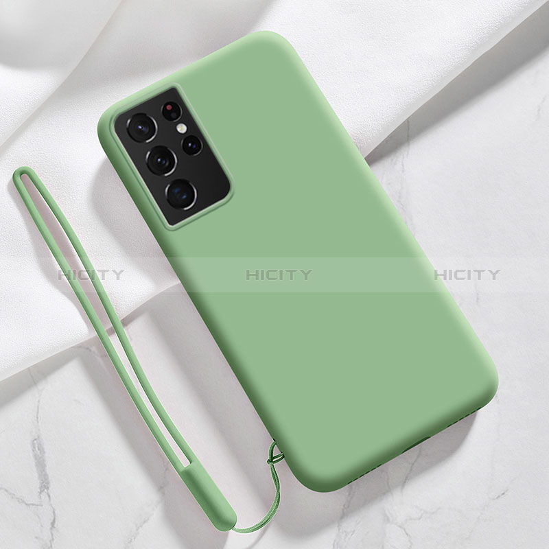 Coque Ultra Fine Silicone Souple 360 Degres Housse Etui S05 pour Samsung Galaxy S25 Ultra 5G Vert Plus