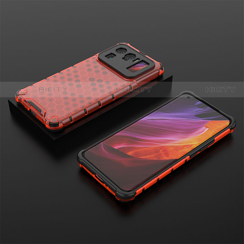 Coque Ultra Fine Silicone Souple 360 Degres Housse Etui S05 pour Xiaomi Mi 11 Ultra 5G Rouge Plus