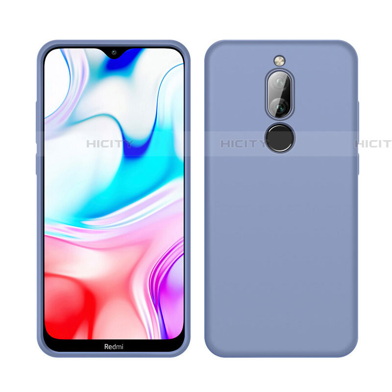 Coque Ultra Fine Silicone Souple 360 Degres Housse Etui S05 pour Xiaomi Redmi 8 Gris Plus