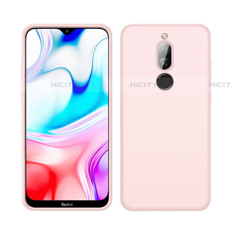 Coque Ultra Fine Silicone Souple 360 Degres Housse Etui S05 pour Xiaomi Redmi 8 Rose Plus