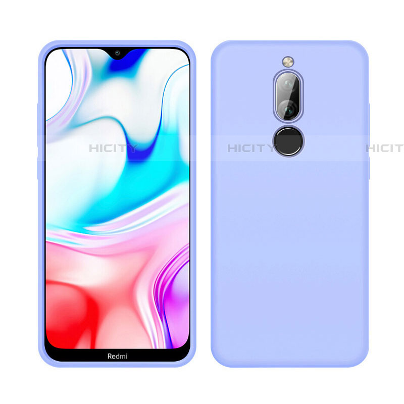 Coque Ultra Fine Silicone Souple 360 Degres Housse Etui S05 pour Xiaomi Redmi 8 Violet Plus