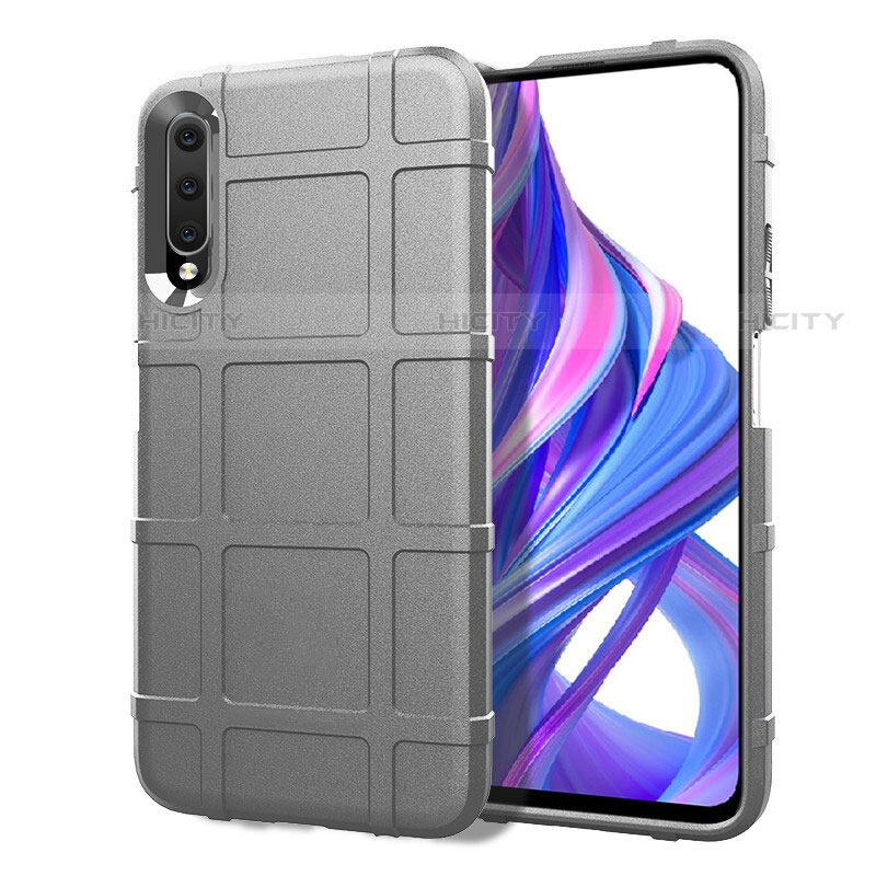 Coque Ultra Fine Silicone Souple 360 Degres Housse Etui S06 pour Huawei P Smart Pro (2019) Gris Plus