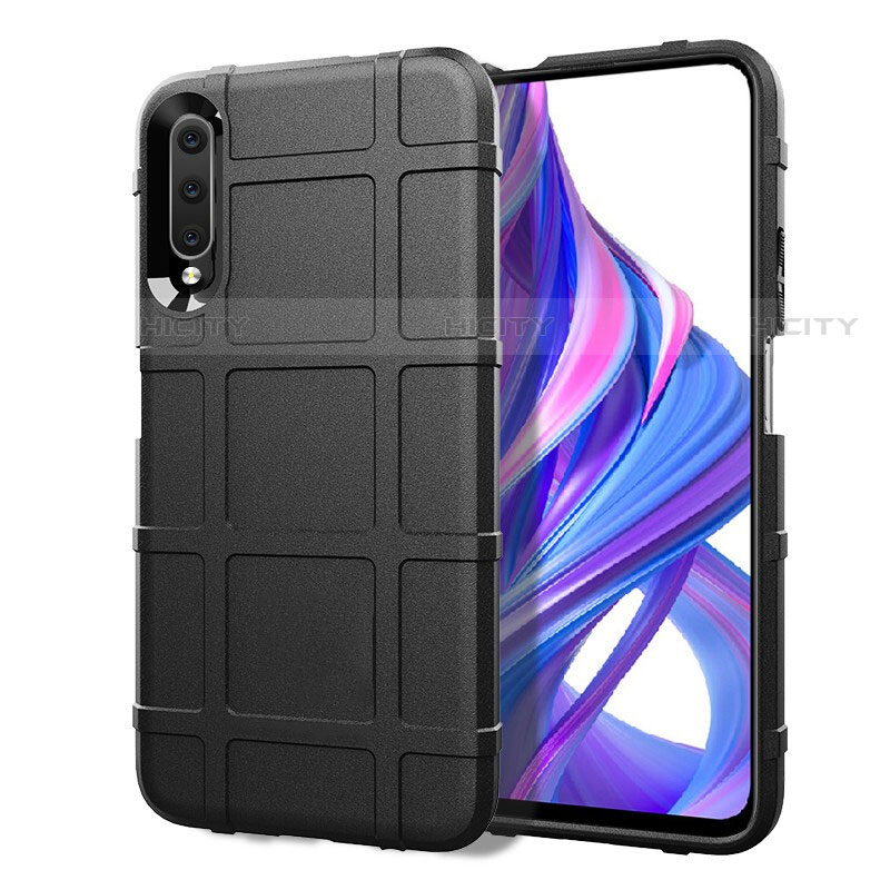 Coque Ultra Fine Silicone Souple 360 Degres Housse Etui S06 pour Huawei P Smart Pro (2019) Noir Plus