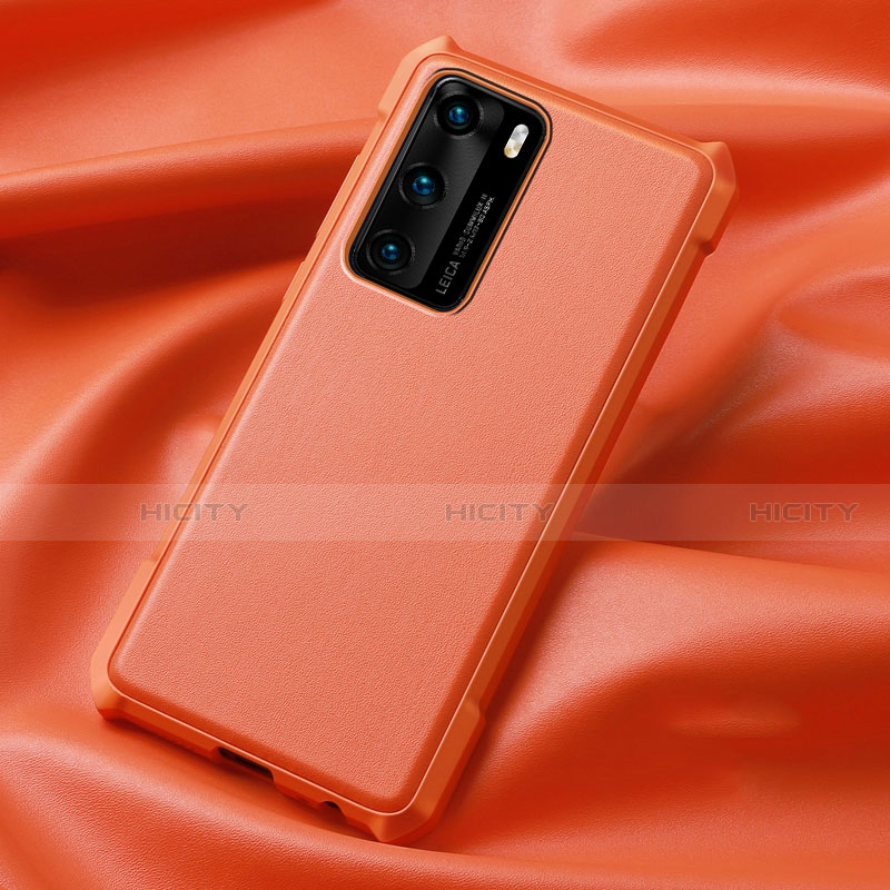 Coque Ultra Fine Silicone Souple 360 Degres Housse Etui S06 pour Huawei P40 Orange Plus