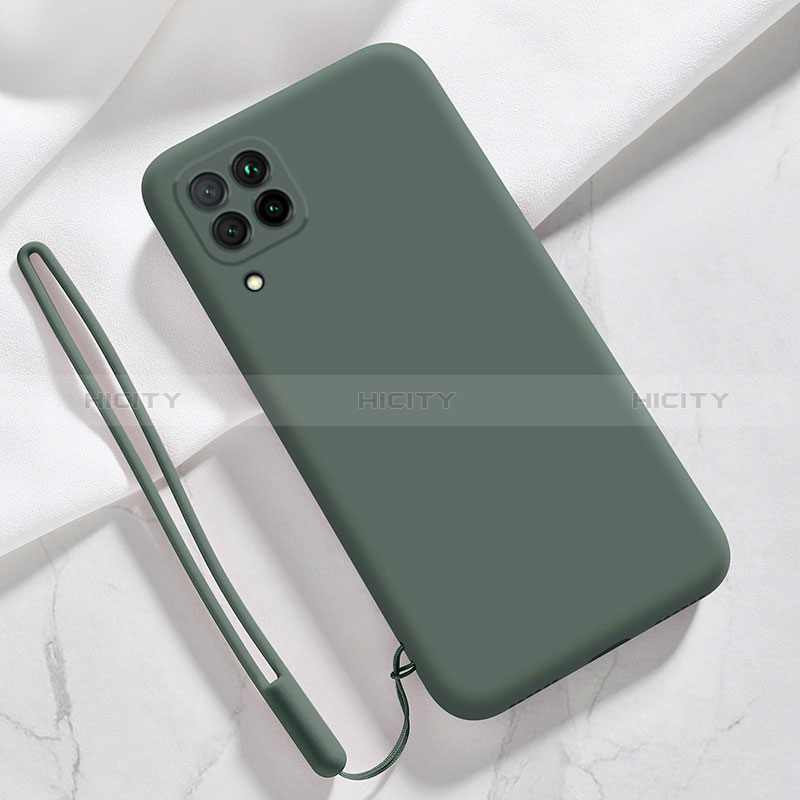 Coque Ultra Fine Silicone Souple 360 Degres Housse Etui S06 pour Samsung Galaxy A12 5G Vert Nuit Plus