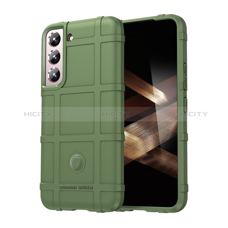 Coque Ultra Fine Silicone Souple 360 Degres Housse Etui S06 pour Samsung Galaxy S24 5G Vert Plus