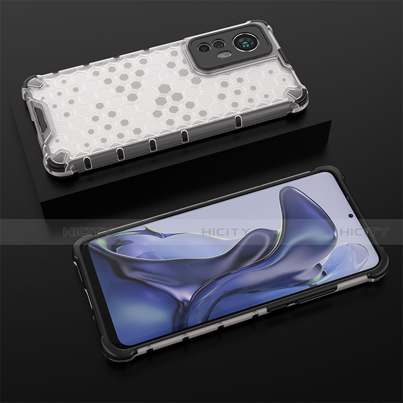 Coque Ultra Fine Silicone Souple 360 Degres Housse Etui S06 pour Xiaomi Mi 12 5G Blanc Plus