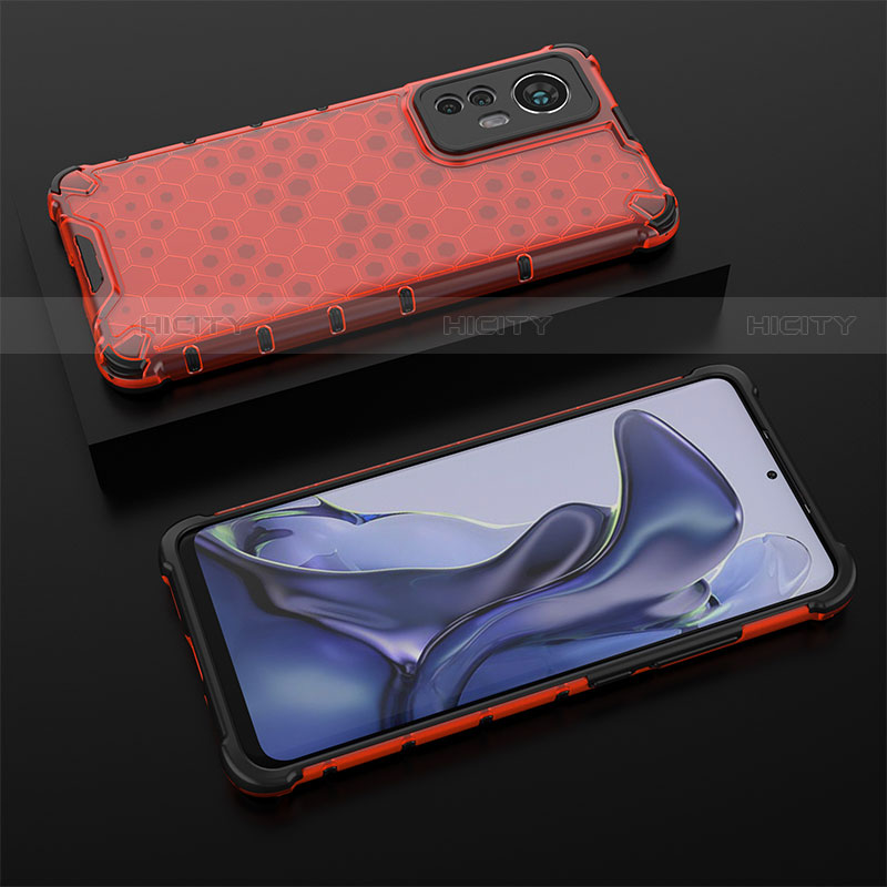 Coque Ultra Fine Silicone Souple 360 Degres Housse Etui S06 pour Xiaomi Mi 12 Lite 5G Rouge Plus