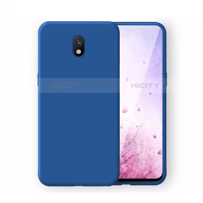 Coque Ultra Fine Silicone Souple 360 Degres Housse Etui S06 pour Xiaomi Redmi 8A Bleu Plus