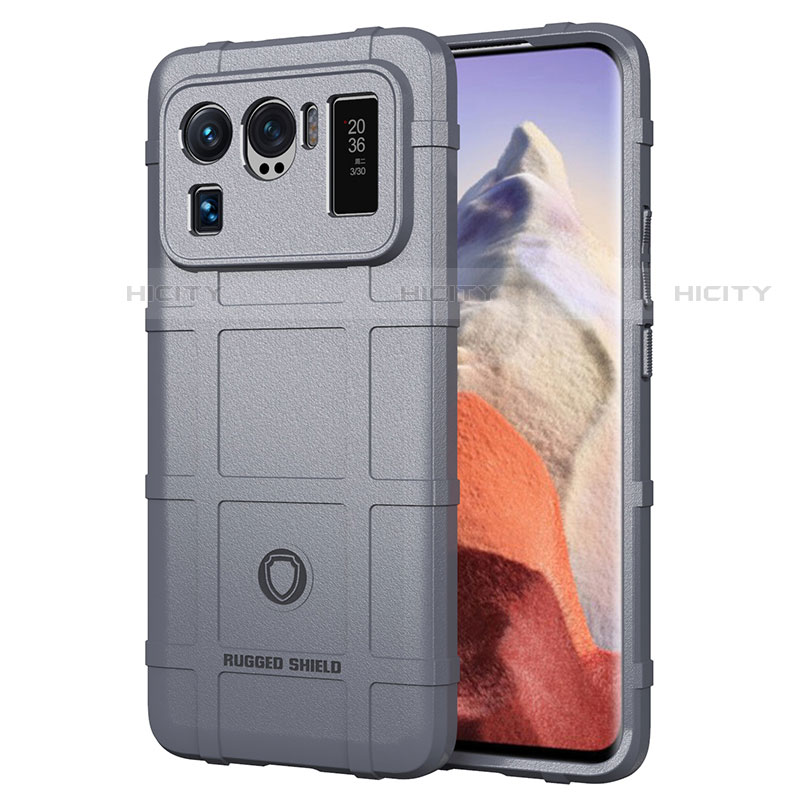 Coque Ultra Fine Silicone Souple 360 Degres Housse Etui S07 pour Xiaomi Mi 11 Ultra 5G Gris Plus