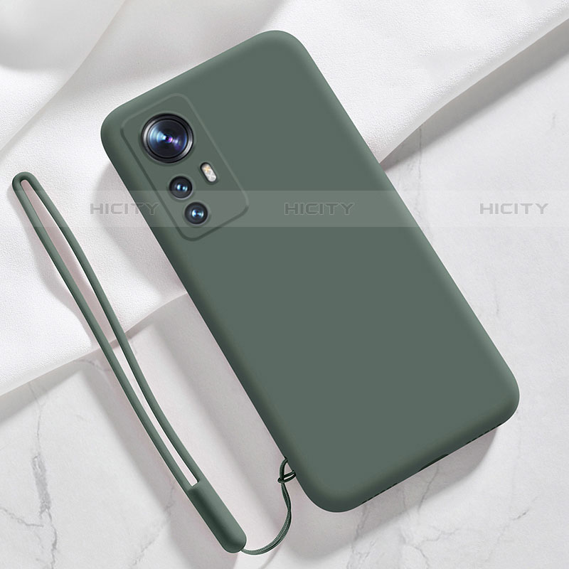 Coque Ultra Fine Silicone Souple 360 Degres Housse Etui S07 pour Xiaomi Mi 12S 5G Vert Plus